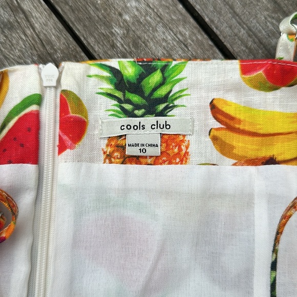 Cools Club Fruit Pattern mini dress - Picture 3 of 5